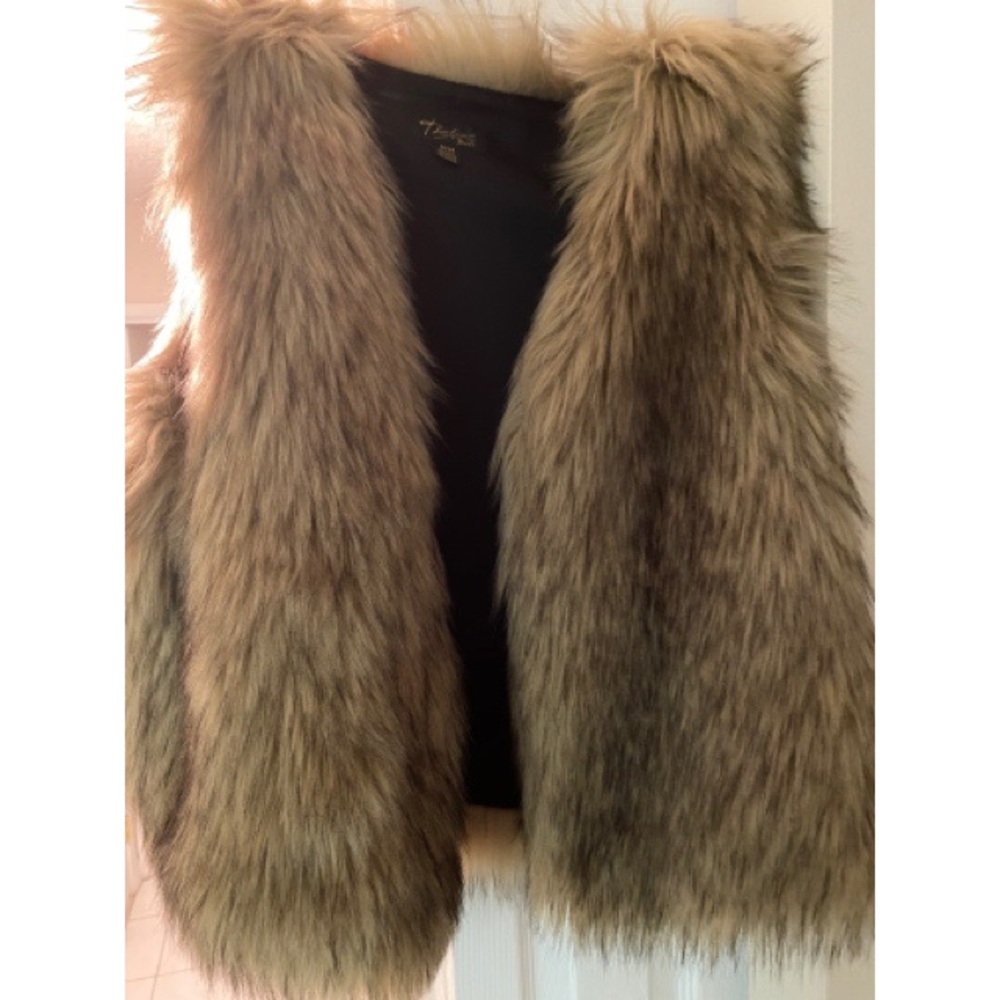 Tan Fur Vest